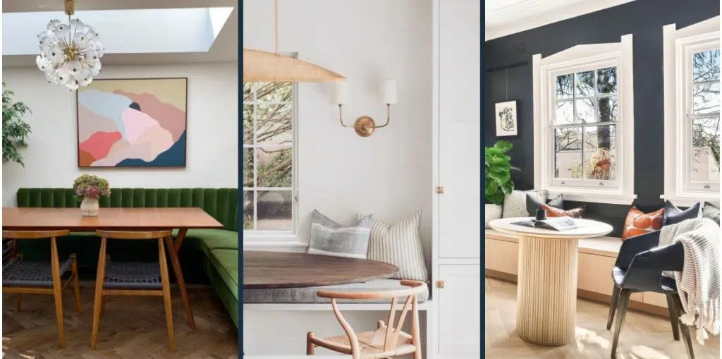 banquette seating ideas – modern, minimalist, and classic styles