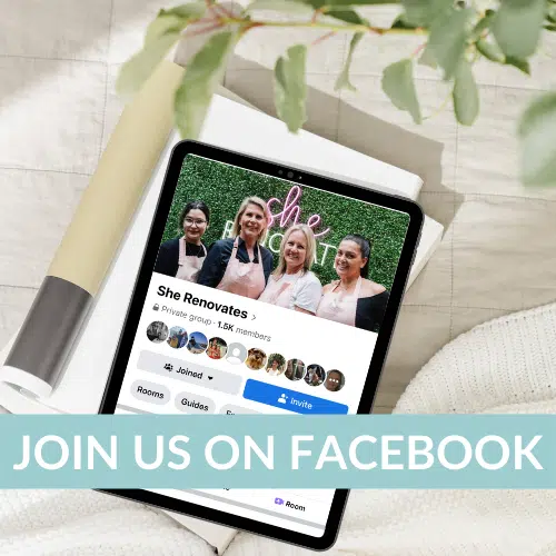 Join the She Renovates Facebook community for women renovators