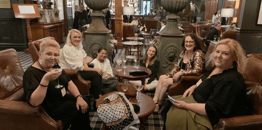 women renovators over 50 connecting at She Renovates event