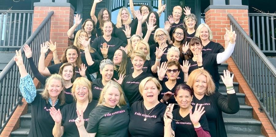 Women in the She Renovates community empowering each other through property projects.