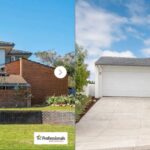 Before and after home renovation project – exterior transformation by Wonder Woman Renovators