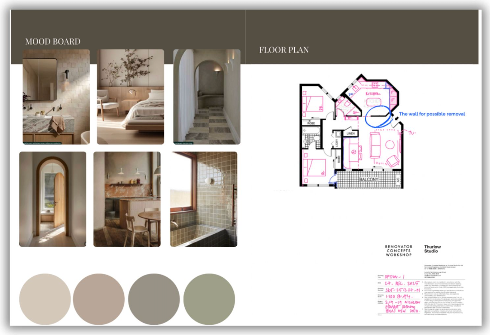 It describes the visual elements (confident woman, blueprints, construction site) for accessibility, but connects them to the core article themes of "success," "planning," and "profit protection.